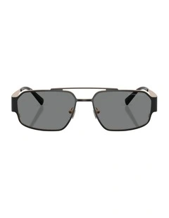 Cape Town Metal Sunglasses in Black