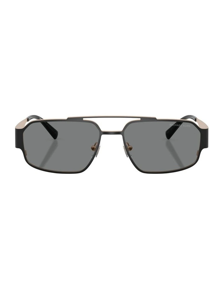 Cape Town Metal Sunglasses in Black image 1