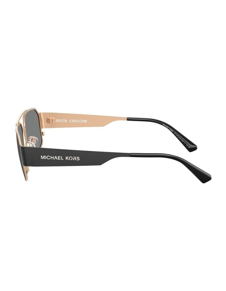 Cape Town Metal Sunglasses in Black image 2