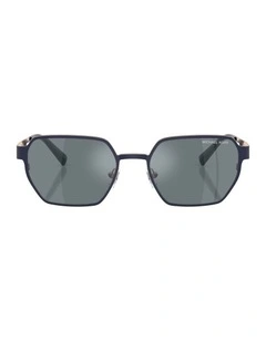 Madagascar Metal Sunglasses in Blue