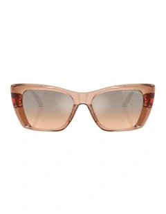 Tokyo Injected Sunglasses in Brown