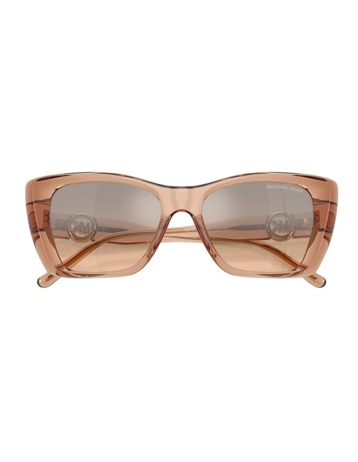 Tokyo Injected Sunglasses in Brown image 3