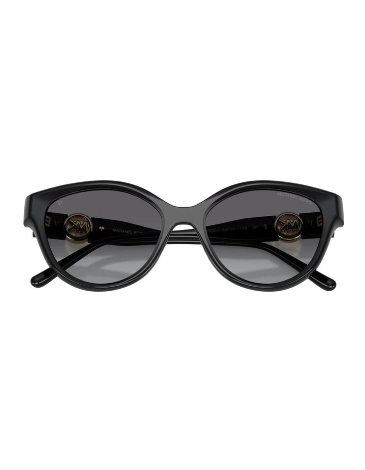 Nagoya Injected Polarised Sunglasses in Black image 4