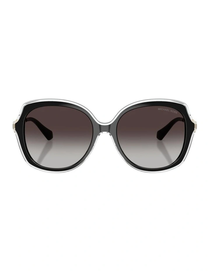 Canary Islands Injected Sunglasses in Black image 1