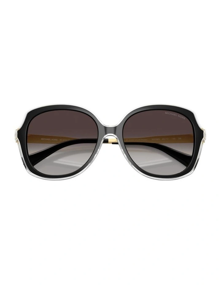 Canary Islands Injected Sunglasses in Black image 4