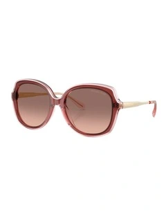 Canary Islands Injected Sunglasses in Brown
