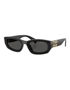 Acetate Sunglasses in Black