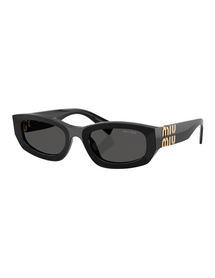 Acetate Sunglasses in Black image 1