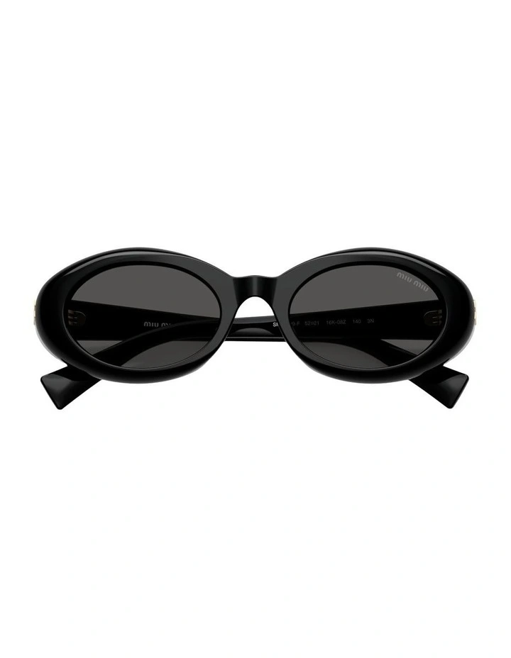 Acetate Sunglasses in Black image 3