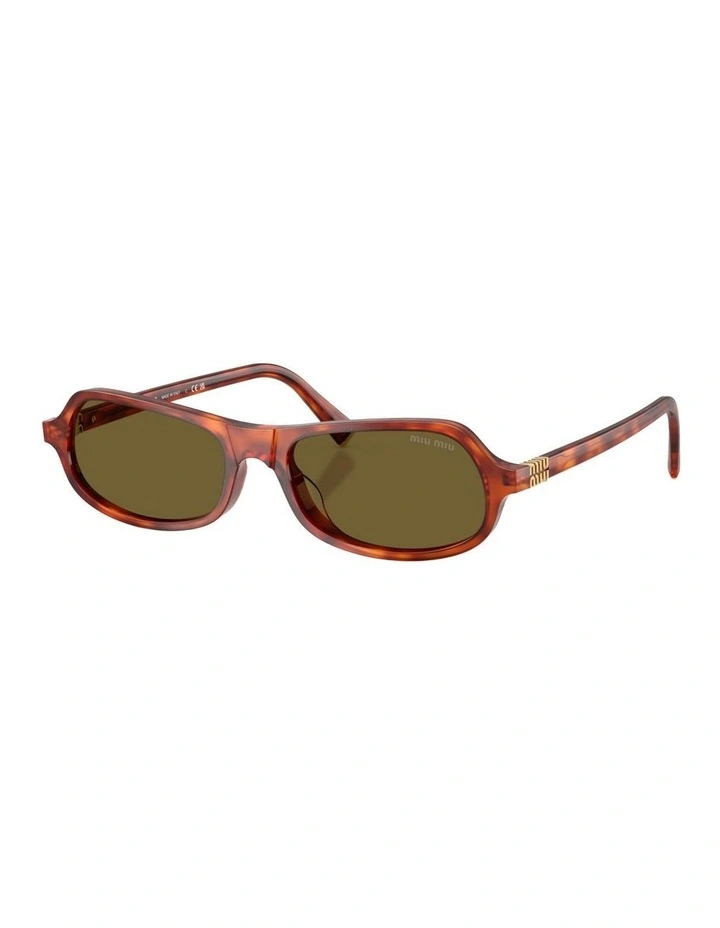 Acetate Sunglasses in Brown image 1