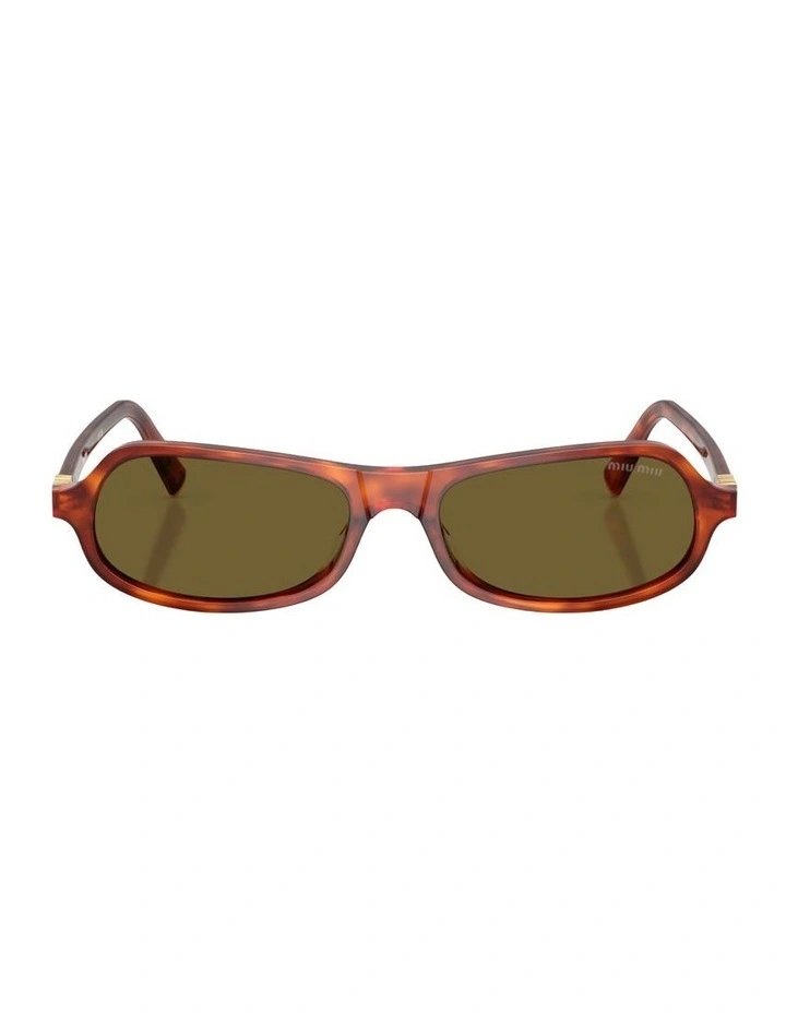 Acetate Sunglasses in Brown image 2