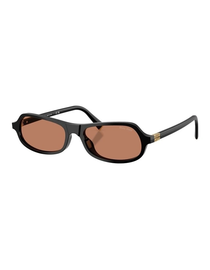 Acetate Sunglasses in Black image 1