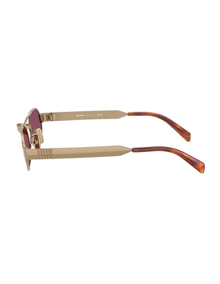 Metal Sunglasses in Copper image 3