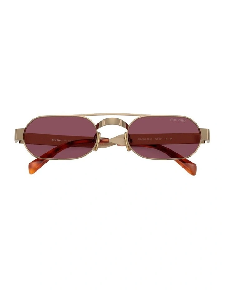 Metal Sunglasses in Copper image 4