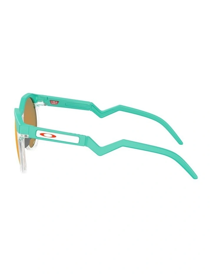 HSTN Neon Pop Collection O_matter Polarised Sunglasses in Blue image 2
