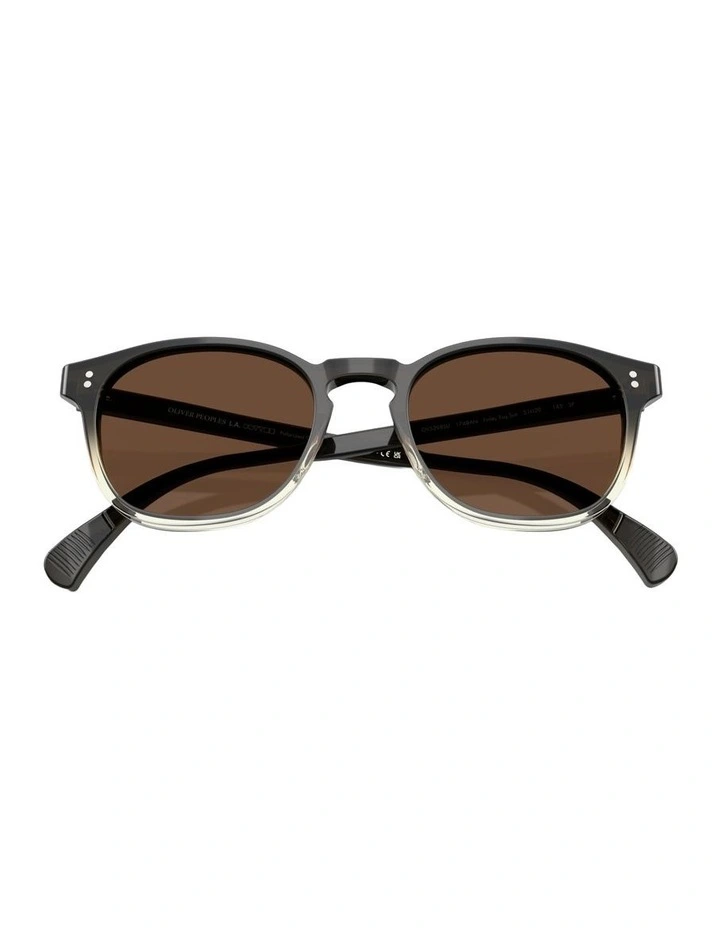 Finley Esq. Sun Acetate Polarised Sunglasses in Black image 4