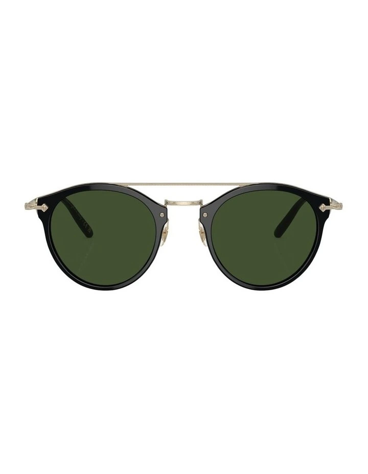 Remick Acetate/Metal Sunglasses in Black image 1