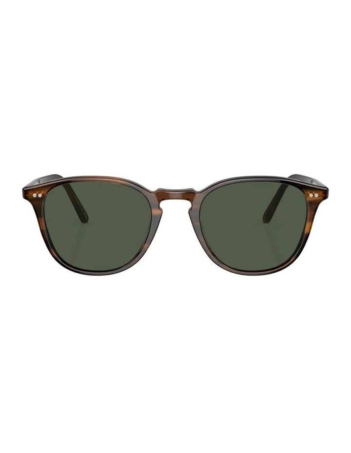 Forman L.A Acetate Polarised Sunglasses in Brown image 2