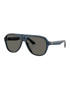 Paul Newman Sun Acetate Sunglasses in Blue