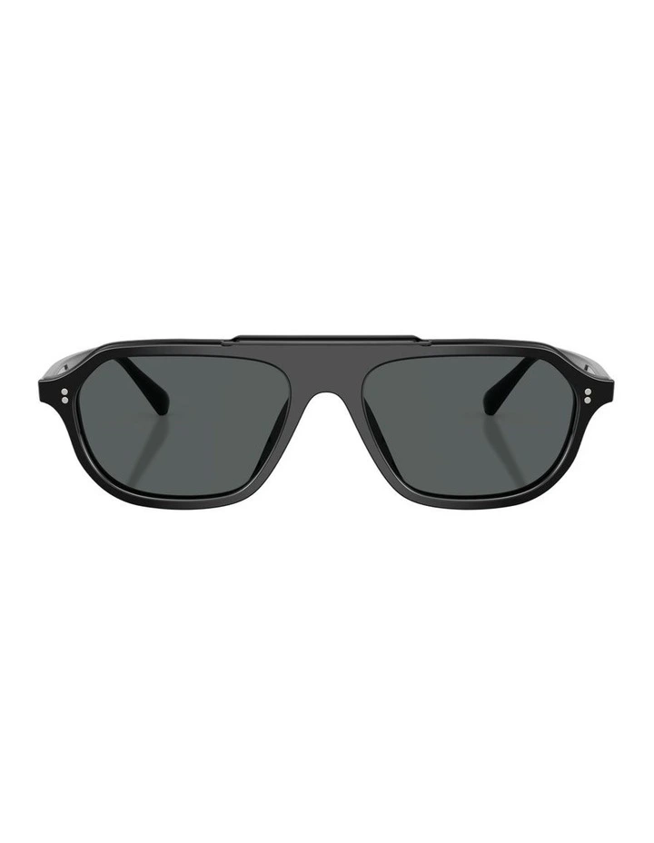 Estin Acetate Polarised Sunglasses in Black image 2