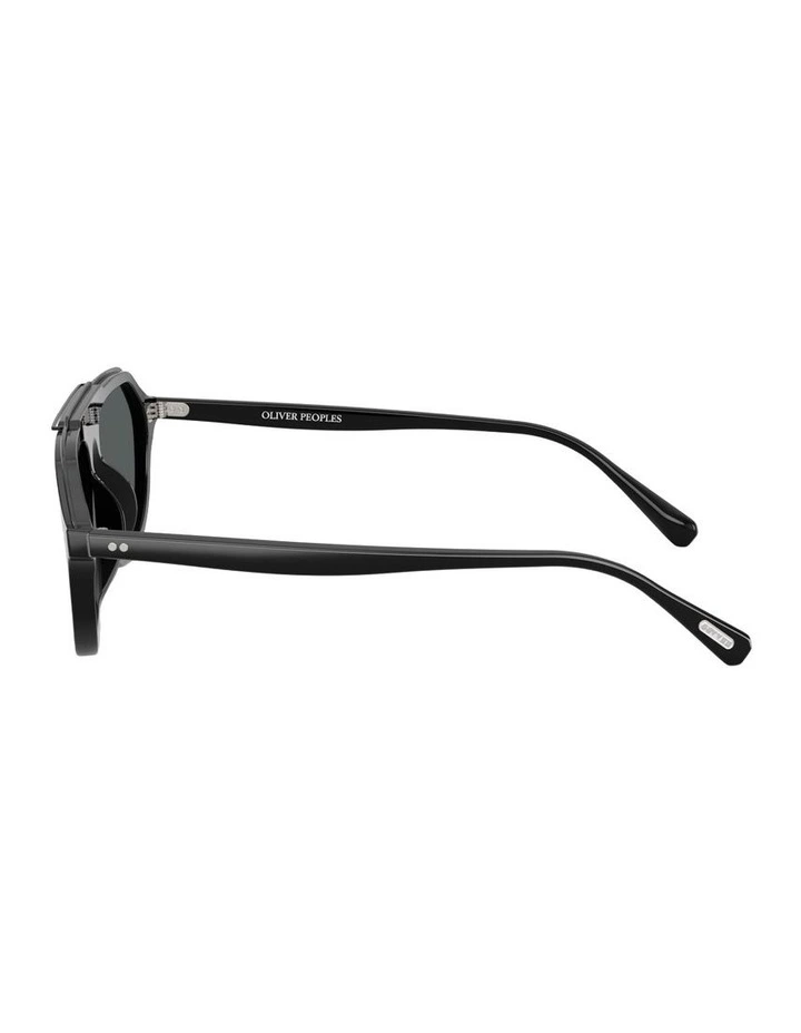 Estin Acetate Polarised Sunglasses in Black image 3