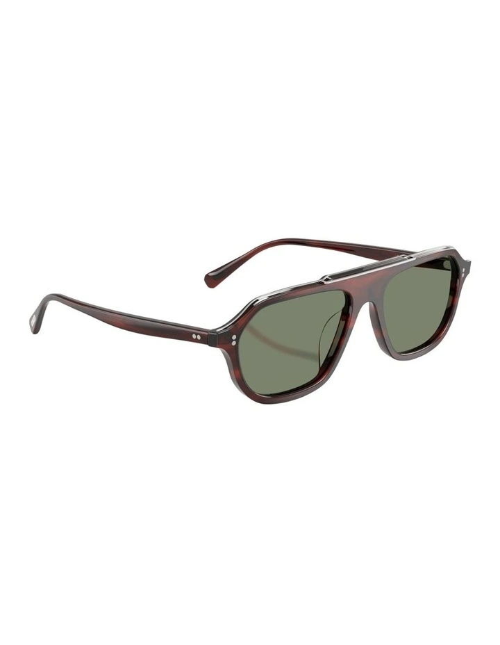 Estin Acetate Sunglasses in Brown image 3