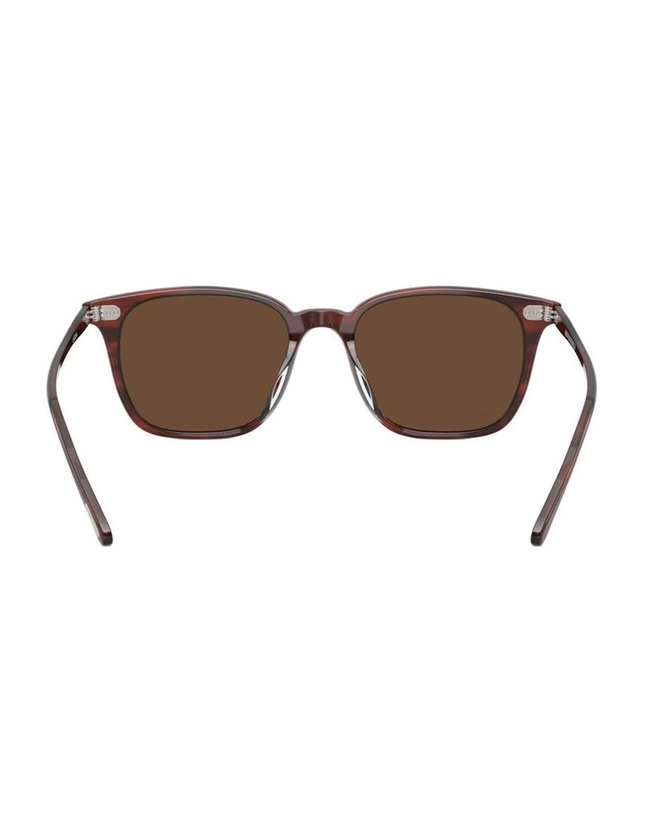 Laedin Acetate Polarised Sunglasses in Brown image 2