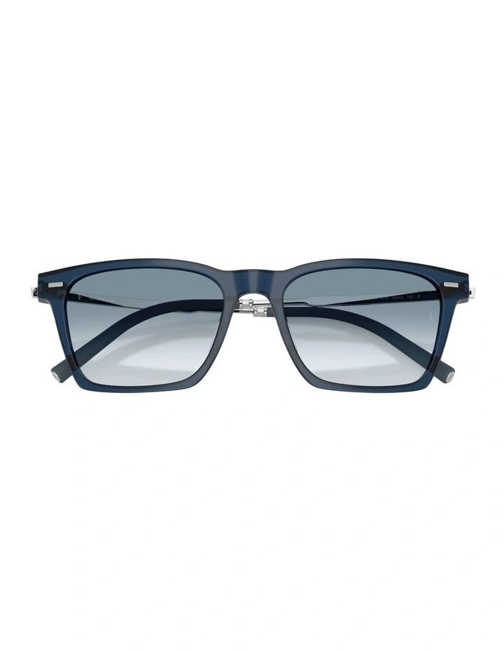 Acetate Sunglasses R-19 in Blue image 4
