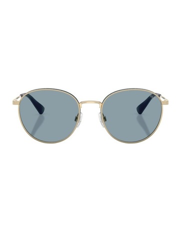 Pale Gold/Denim colour