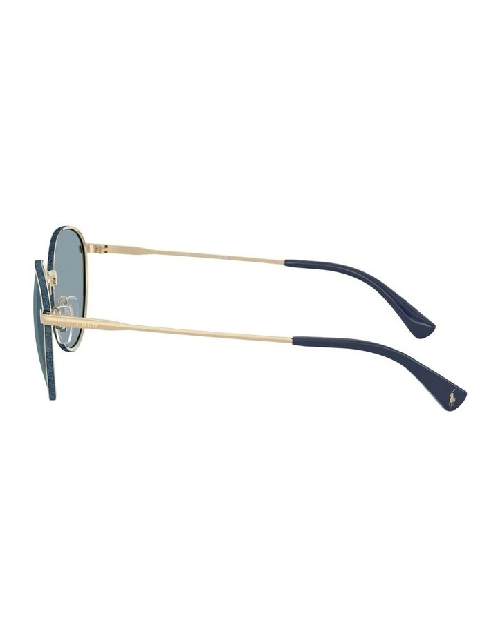 Metal Sunglasses in Gold image 2