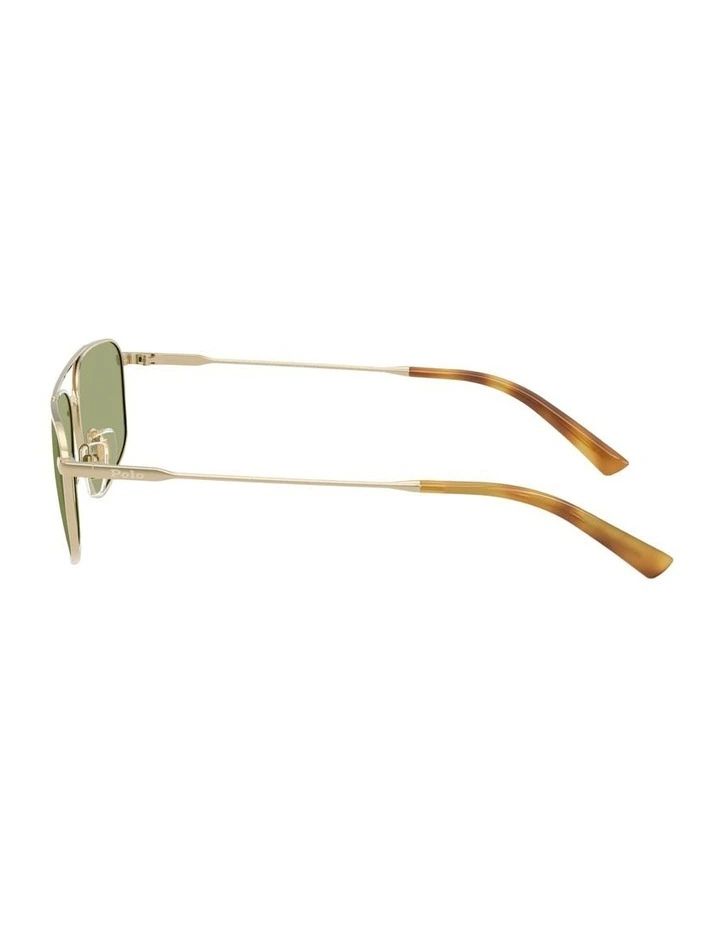 Metal Sunglasses in Gold image 3