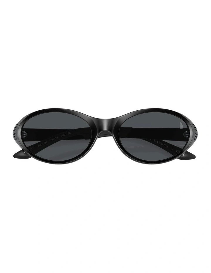 Injected Sunglasses PH4197U in Black image 4