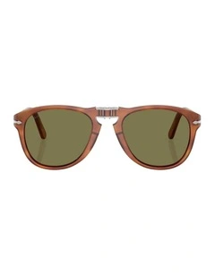 Steve McQueen Acetate Polarised Sunglasses 714SM in Brown