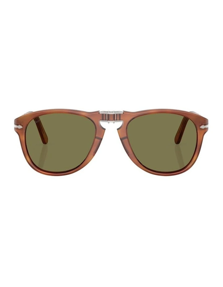 Steve McQueen Acetate Polarised Sunglasses 714SM in Brown image 1