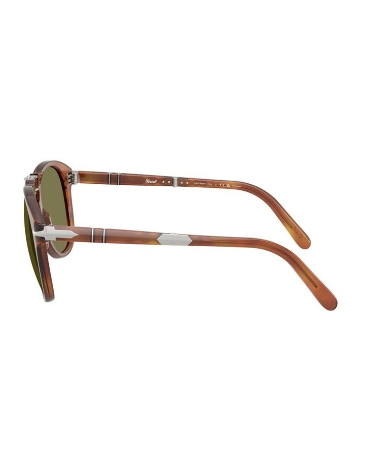 Steve McQueen Acetate Polarised Sunglasses 714SM in Brown image 2
