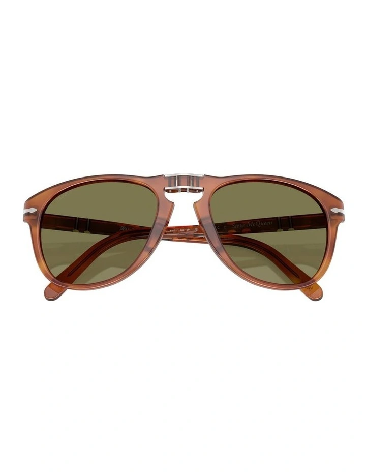 Steve McQueen Acetate Polarised Sunglasses 714SM in Brown image 3