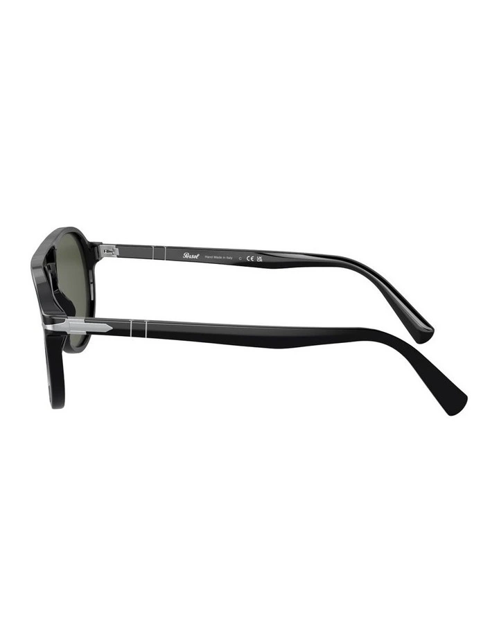 Acetate Sunglasses PO3235S in Black image 3
