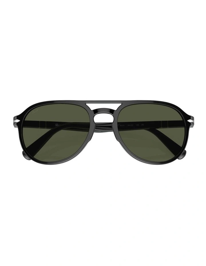 Acetate Sunglasses PO3235S in Black image 4