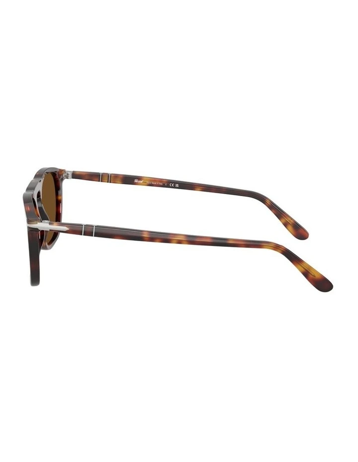 Gae Acetate Polarised Sunglasses PO3391S in Tortoise image 3