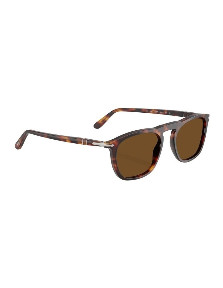 Gae Acetate Polarised Sunglasses PO3391S in Tortoise image 4
