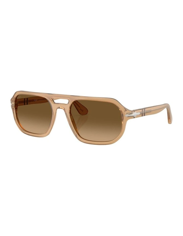 Guido Acetate Polarised Sunglasses PO3393S in Brown image 1