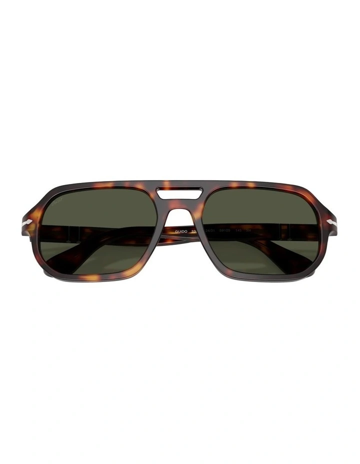 Guido Acetate Sunglasses PO3393S in Tortoise image 4