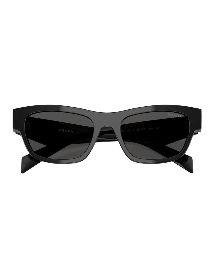 Acetate Sunglasses in Black image 3