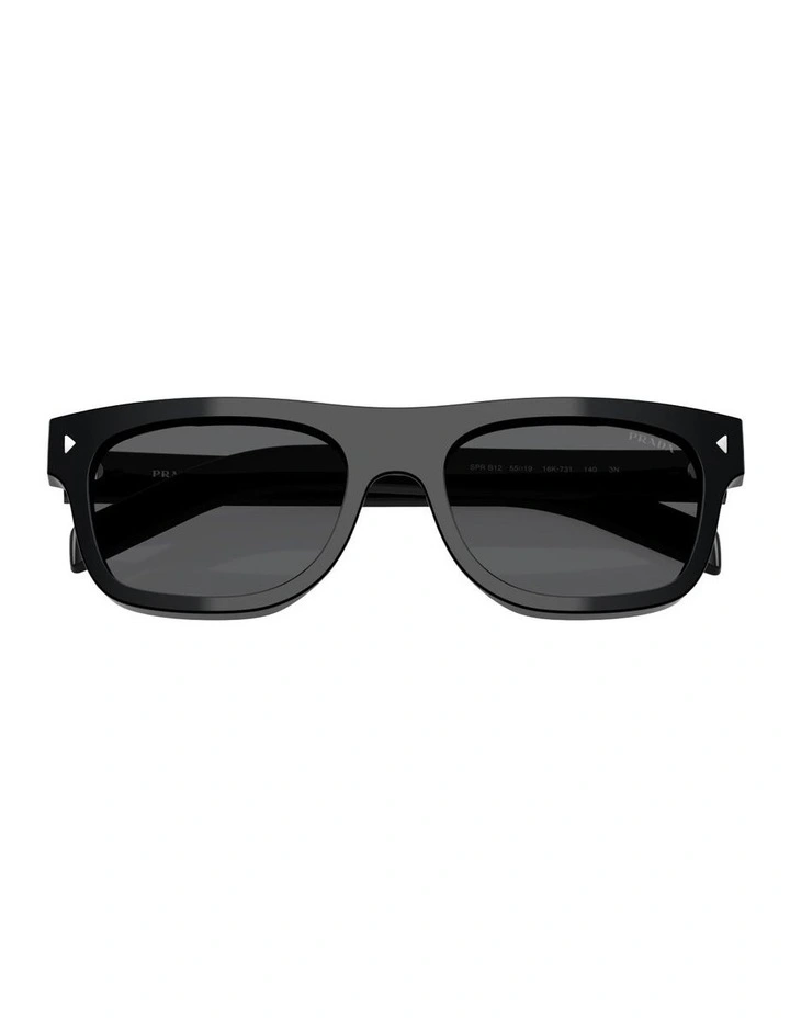Acetate Sunglasses in Black image 3