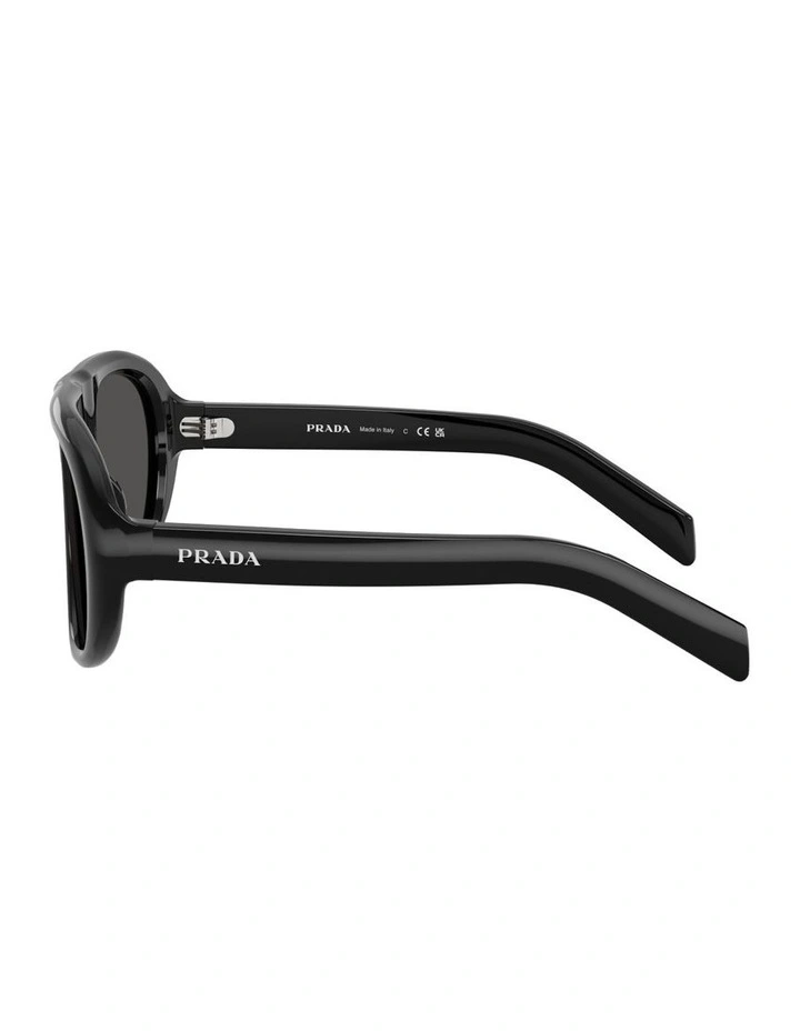 Acetate Sunglasses in Black image 2