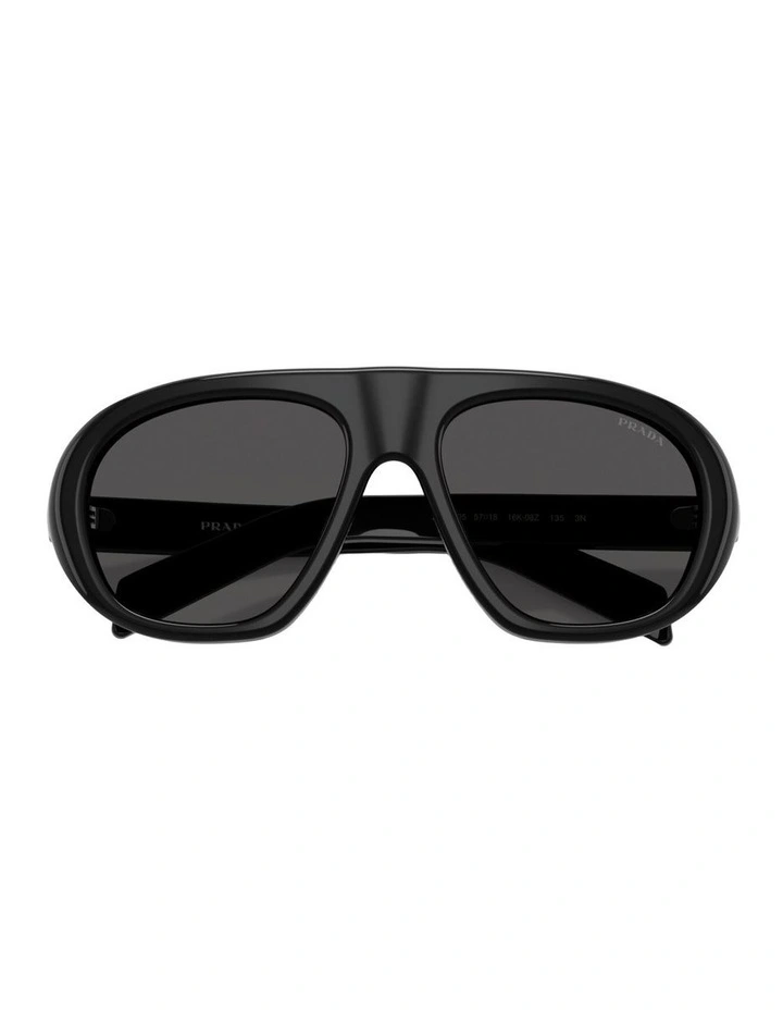 Acetate Sunglasses in Black image 3