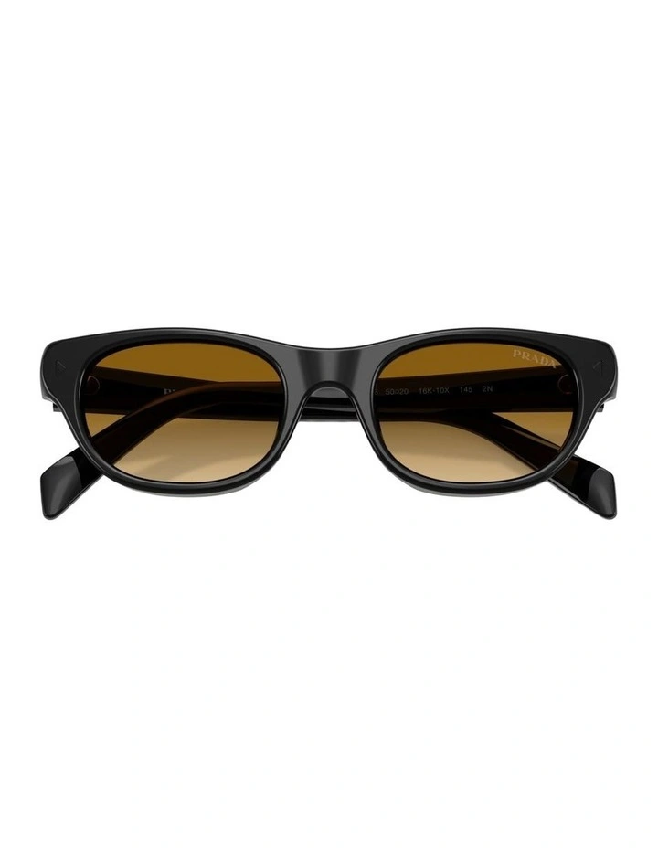 Acetate Sunglasses in Black image 3