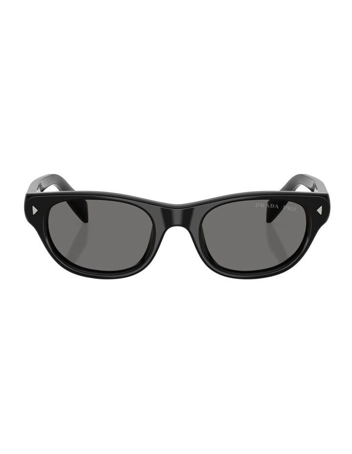Acetate Polarised Sunglasses in Black image 2