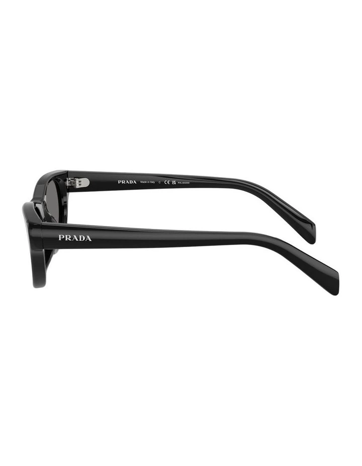 Acetate Polarised Sunglasses in Black image 3