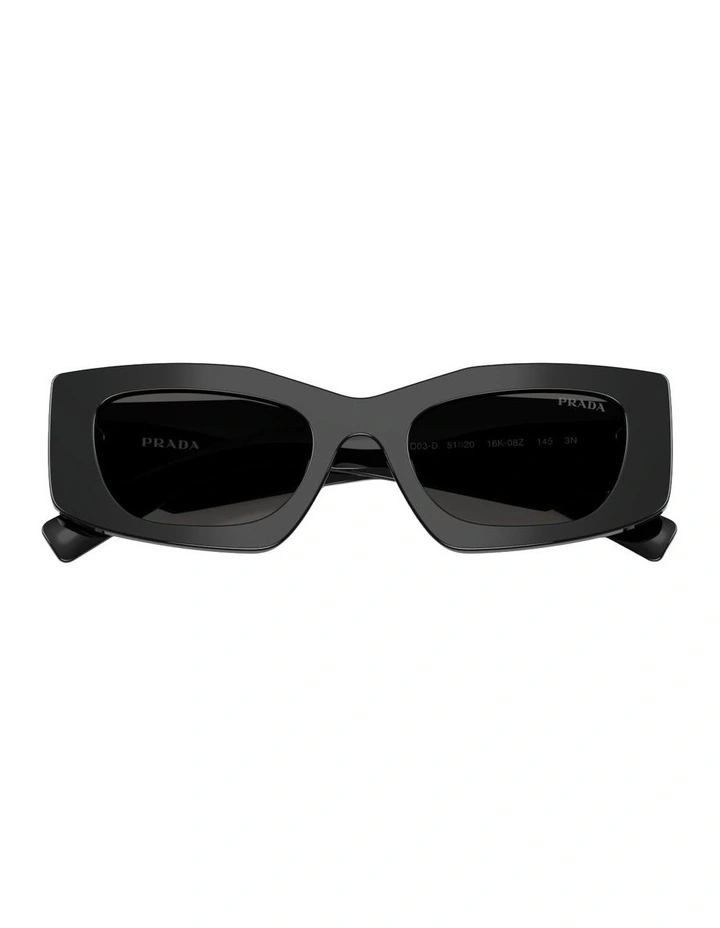 Acetate Sunglasses in Black image 4